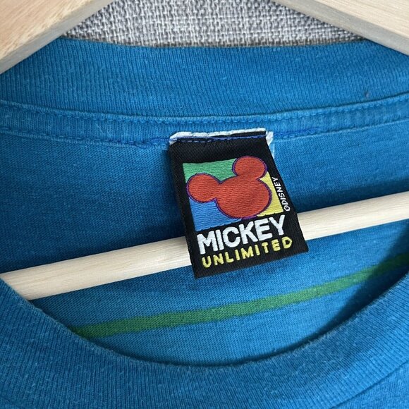 Vintage Disney Unlimited Shirt Men XXL Tie Dye Jem Mickey Goofy Donald Surfboard - Picture 7 of 16